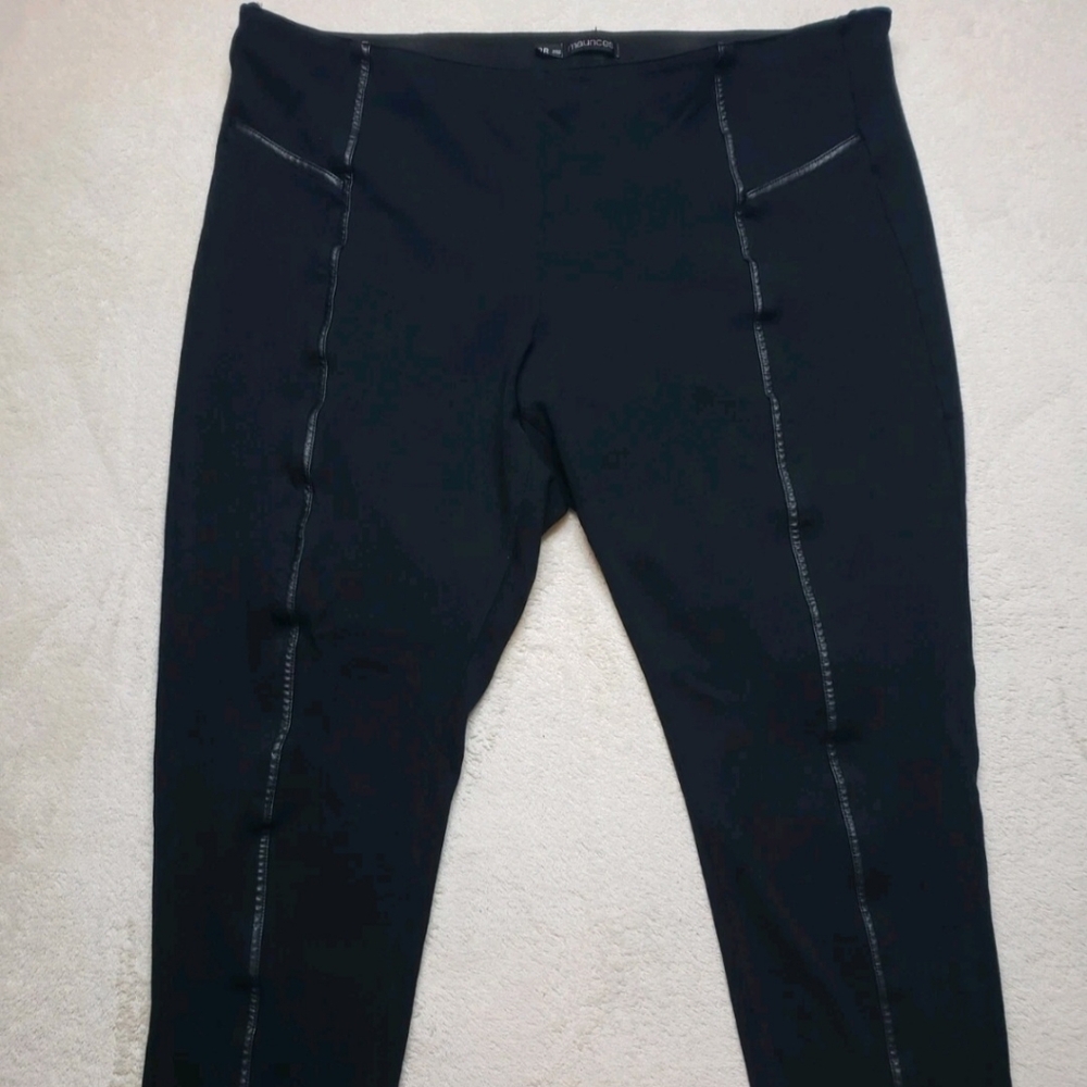Maurices Womens Black Leggings Size 2R/2 Reg Elastic Waistband Stretch